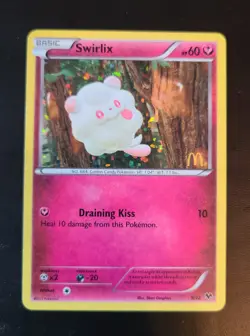 Pokemon TCG Swirlix McDonald’s Promo 9/12 2013 NM - Image 1