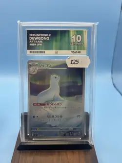 ACE GRADED 10 GEM MINT Pokemon Dewgong 084/080 - Image 1