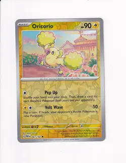 2023 Pokemon Scarlet & Violet PARADOX RIFT REVERSE HOLOFOIL ORICORIO - Image 1