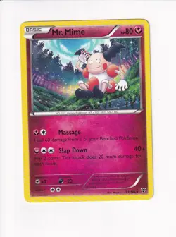 VINTAGE 2014 POKEMON MR. MIME 91/146 - Image 1