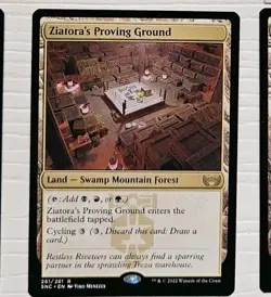 MTG 3-Color Land Triome Ziatora's Proving Ground Lounge Commander EDH Magic - Image 1