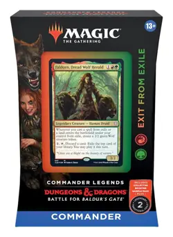 Magic Commander Legends Battle for Baldur's Gate-Exit from Exile Commander Deck - Image 1