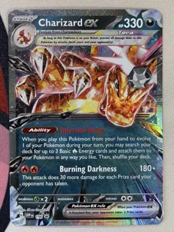 Charizard ex -196 196 Holo Promo Scarlet & Violet Promo Pokemon NMC Free Ship - Image 1