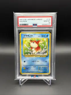 1997 POKEMON JPN JUNGLE #118 GOLDEEN PSA 10 - Image 1