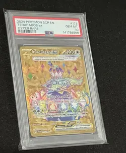2024 POKEMON SCR EN-STELLAR CROWN HYPER RARE #173 TERAPAGOS EX PSA 10🔥🔥 - Image 1