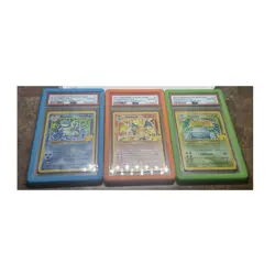 Pokemon Celebrations PSA 10 Holo Blastoise Charizard Venusaur - Image 1