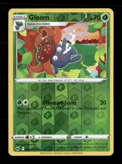 Gloom 002/159 Crown Zenith Reverse Holo NM/M Pokemon - Image 1