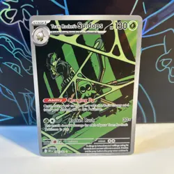 Pokemon TCG Team Rocket's Spidops Ex 187/182 Illustration Rare Destined Rivals - Image 1