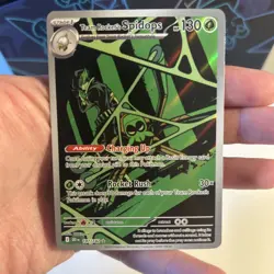Pokemon TCG Team Rocket's Spidops Ex 187/182 Illustration Rare Destined Rivals - Image 4