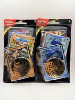 Pokemon Mega Evolution Checklane Blister Booster Lycanroc & Wailord - Image 1