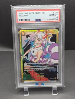 One Piece Prb01 English Yamato Alternate Art Psa 10 - Image 1