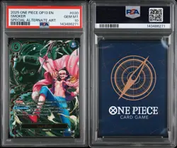 2025 ONE PIECE OP13-CARRYING ON HIS WILL SPECIAL ALTERNATE ART SP SMOKER PSA 10 - Image 3