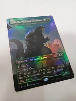 Near Mint x 1 Godzilla, Primeval Champion - Titanoth Rex - Foil Ikoria: Lair of - Image 2