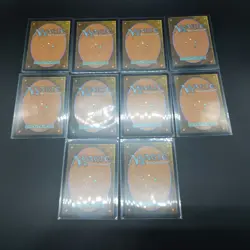 MTG Ukiyo-e Art Kamigawa Neon Dynasty Forest 10x Foil NM Japanese - Image 5