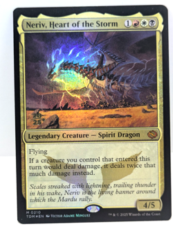 Tarkir: Dragonstorm - Neriv, Heart of the Storm - Prerelease Foil - Tdm 210 - - Image 1