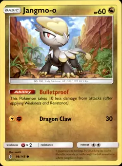 Jangmo-o 98/145 - Pokemon SM - Guardians Rising - LP - Image 1