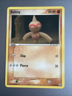 Baltoy - 43/106 - EX Emerald - NM/MT - Vintage - 2005 - Pokemon - Image 1