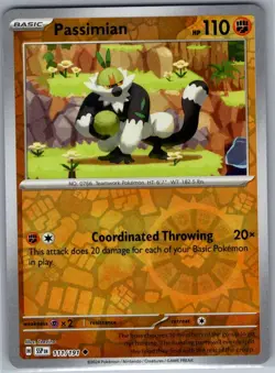Passimian 111/191 Reverse Holo SV08: Surging Sparks - Pokemon Card - NM - Image 1