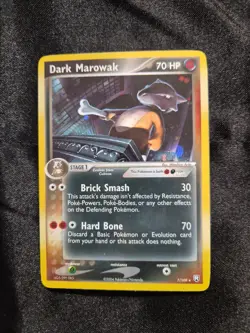 Pokemon Dark Marowak 7/109 Team Rocket Returns Holo 70 HP. Never Played With - Image 1