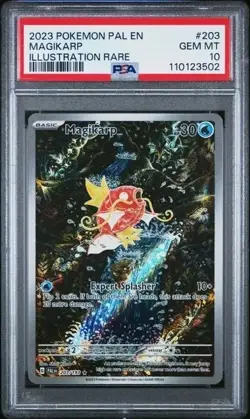 Magikarp 203/193 Illustration Rare - GEM MINT PSA 10. Pokemon S&V Paldea Evolved - Image 1
