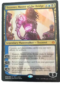 Tezzeret, Master Of The Bridge MTG War Of The Spark Foil (NM) #275 - Image 1