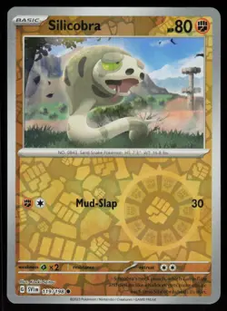 Silicobra 119/198 Common Scarlet & Violet Pokemon Reverse Holo Near Mint - Image 1