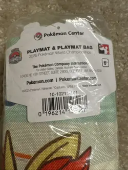 Pokemon Worlds 2025 Anaheim Pokemon Center Exclusive Car Scene Playmat & Bag - Image 2