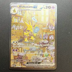 Pokemon TCG Alakazam ex Sv: Scarlet & Violet 151 201/165 Holo UR ENG 2023 - Image 1