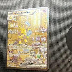Pokemon TCG Alakazam ex Sv: Scarlet & Violet 151 201/165 Holo UR ENG 2023 - Image 2