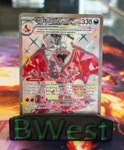 Charizard ex NM Promo SVPen Scarlet and Violet Holo 074 Pokemon Terastal - Image 1