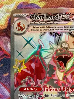 Charizard ex NM Promo SVPen Scarlet and Violet Holo 074 Pokemon Terastal - Image 3