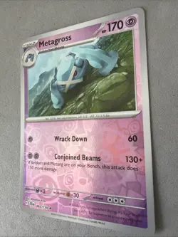 Pokemon TCG * 063/159 Metagross Rare * SV Journey Together REVERSE HOLO * NM - Image 2