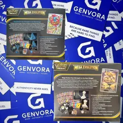 Pokemon TCG Mega Evolution PC ETB Bundle Mega Gardevoir & Lucario + Acrylic Case - Image 4