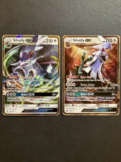 Pokemon TCG Silvally GX 116/156 & 20/111 Ultra Prism Crimson Invasion 2017 NM - Image 1