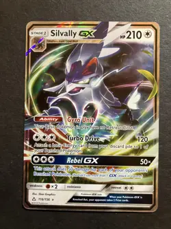 Pokemon TCG Silvally GX 116/156 & 20/111 Ultra Prism Crimson Invasion 2017 NM - Image 2