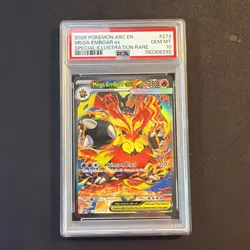 2026 POKEMON ASCENDED HEROES SPECIAL ILLUSTRATION RARE MEGA EMBOAR EX PSA 10 - Image 1