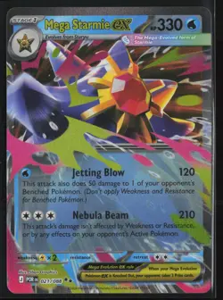 Pokemon Mega Starmie Ex 21/88 Perfect Order - Image 1