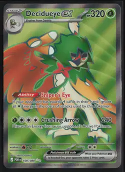 Decidueye Ex 100/088 Perfect Order Ultra Rare NM Pokemon English - Image 1