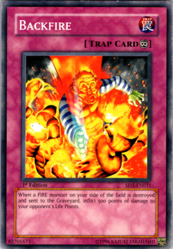 Backfire - 1st Edition SD3-EN031 - NM - YuGiOh - Image 1