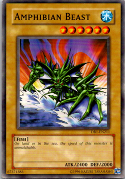 Amphibian Beast - DB1-EN211 - Common - Unlimited Edition - Image 1