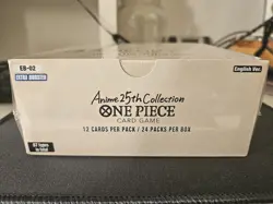 One Piece EB02 Anime 25th Collection Display | Factory Sealed | Booster Box - Image 2