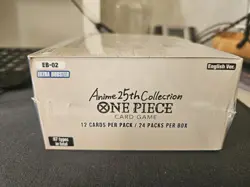 One Piece EB02 Anime 25th Collection Display | Factory Sealed | Booster Box - Image 4