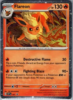 Flareon - (Cosmos Holo) SVP 167 SV: Scarlet & Violet Promo Cards - Pokemon Car - Image 1