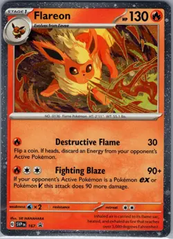 Flareon - (Cosmos Holo) SVP 167 Scarlet & Violet Promo - Pokemon Card - NM - Image 1