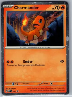 Charmander - Cosmos Holo SVP 047 SV: Scarlet & Violet Promo - Pokemon Card - NM - Image 1