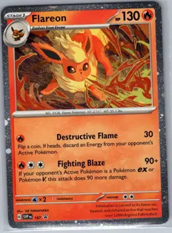 Flareon - (Cosmos Holo) 167 SV: Scarlet & Violet Promo - Pokemon Card - NM - Image 1