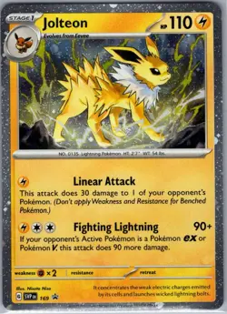 Jolteon - (Cosmos Holo) 169 SV: Scarlet & Violet Promo - Pokemon Card - NM - Image 1