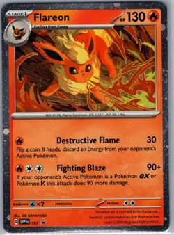 Flareon - (Cosmos Holo) 167 SV: Scarlet & Violet Promo - Pokemon Card - NM - Image 1
