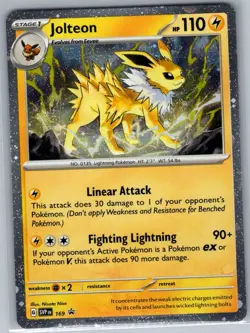 Jolteon - (Cosmos Holo) 169 SV: Scarlet & Violet Promo - Pokemon Card - NM - Image 1