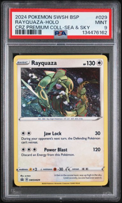 Rayquaza SWSH029 SWSH: Sword & Shield Promo Cards Holo PSA 9 - Image 1